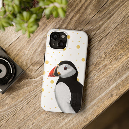 Puffin Bird Art Tough Phone Case White