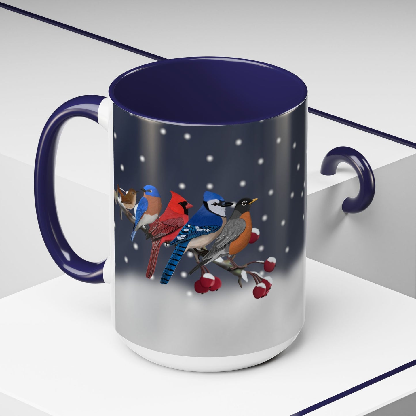 Backyard Birds Coffee Mug | Ceramic Christmas Gift for Bird Lovers