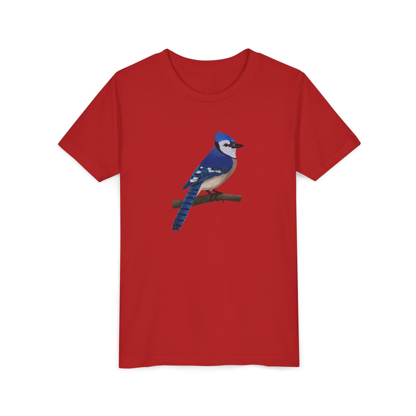 Blue Jay Birding & Birdwatching Bird Youth T-Shirt