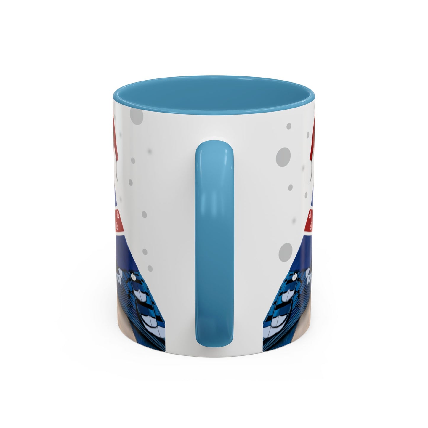 Blue Jay Christmas Bird Coffee Mug