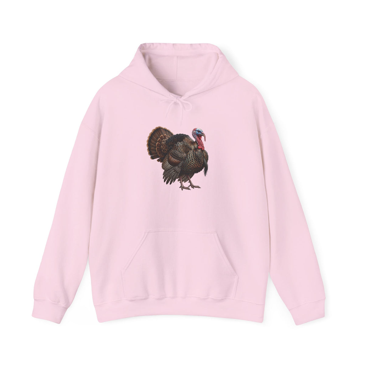 Thanksgiving Turkey Hoodie | Wild Turkey Bird Art Pullover | Cozy Fall Apparel