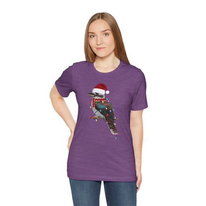 Kookaburra with Fairy Lights Christmas Bird T-Shirt