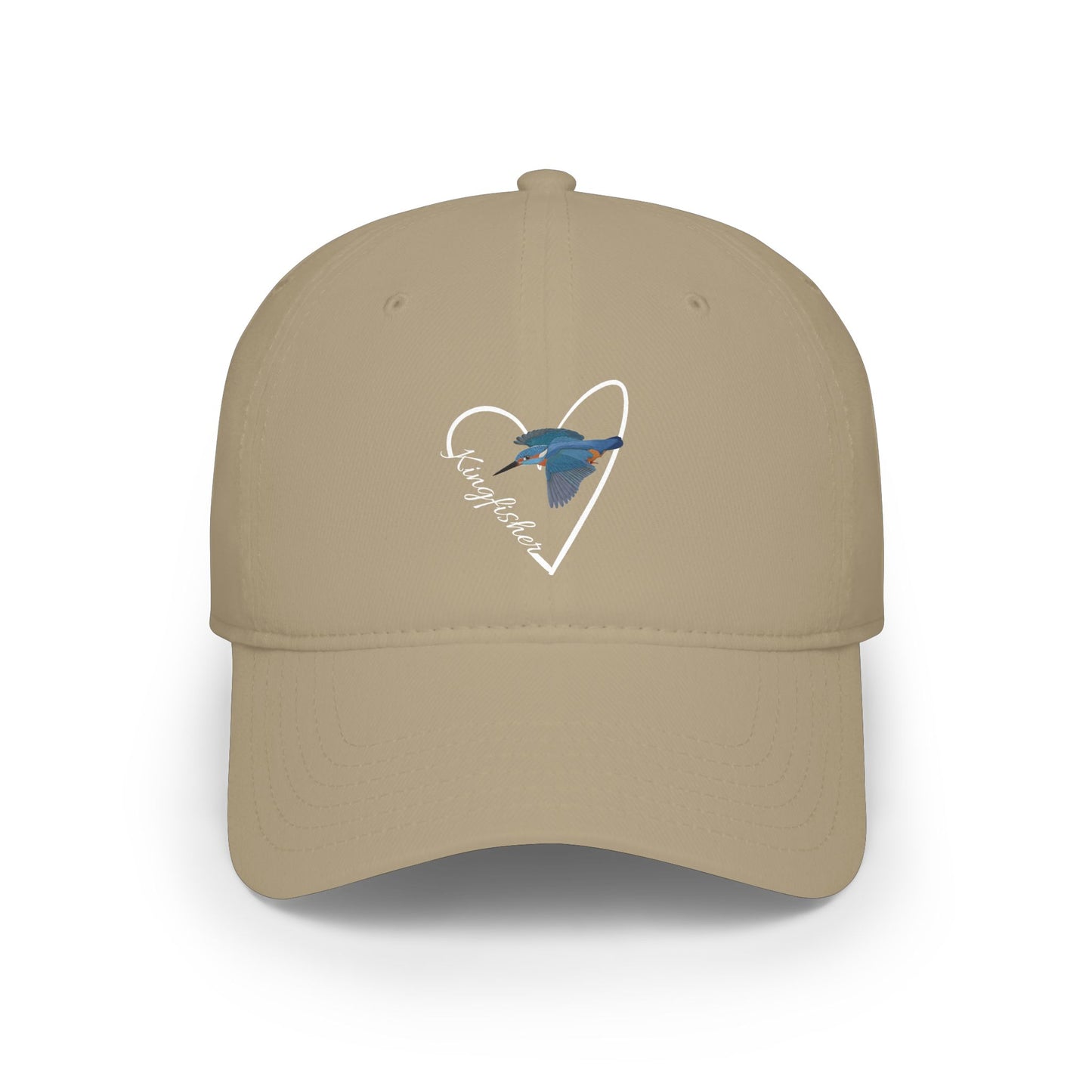 Kingfisher Flying Cap Heart | Birdwatching & Birdlover Backyard Bird Hat