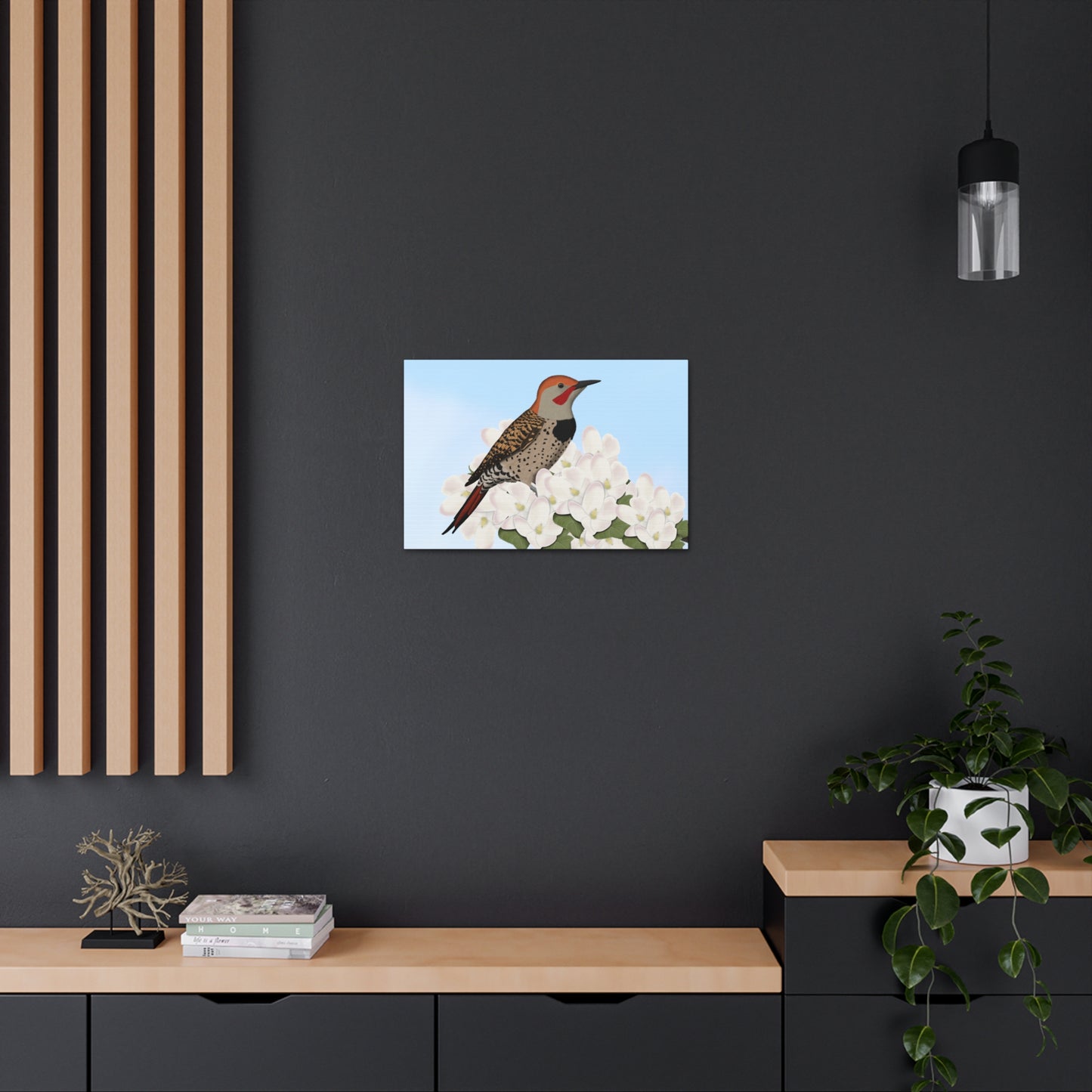 Northern Flicker Bird Canvas Gallery Wrap