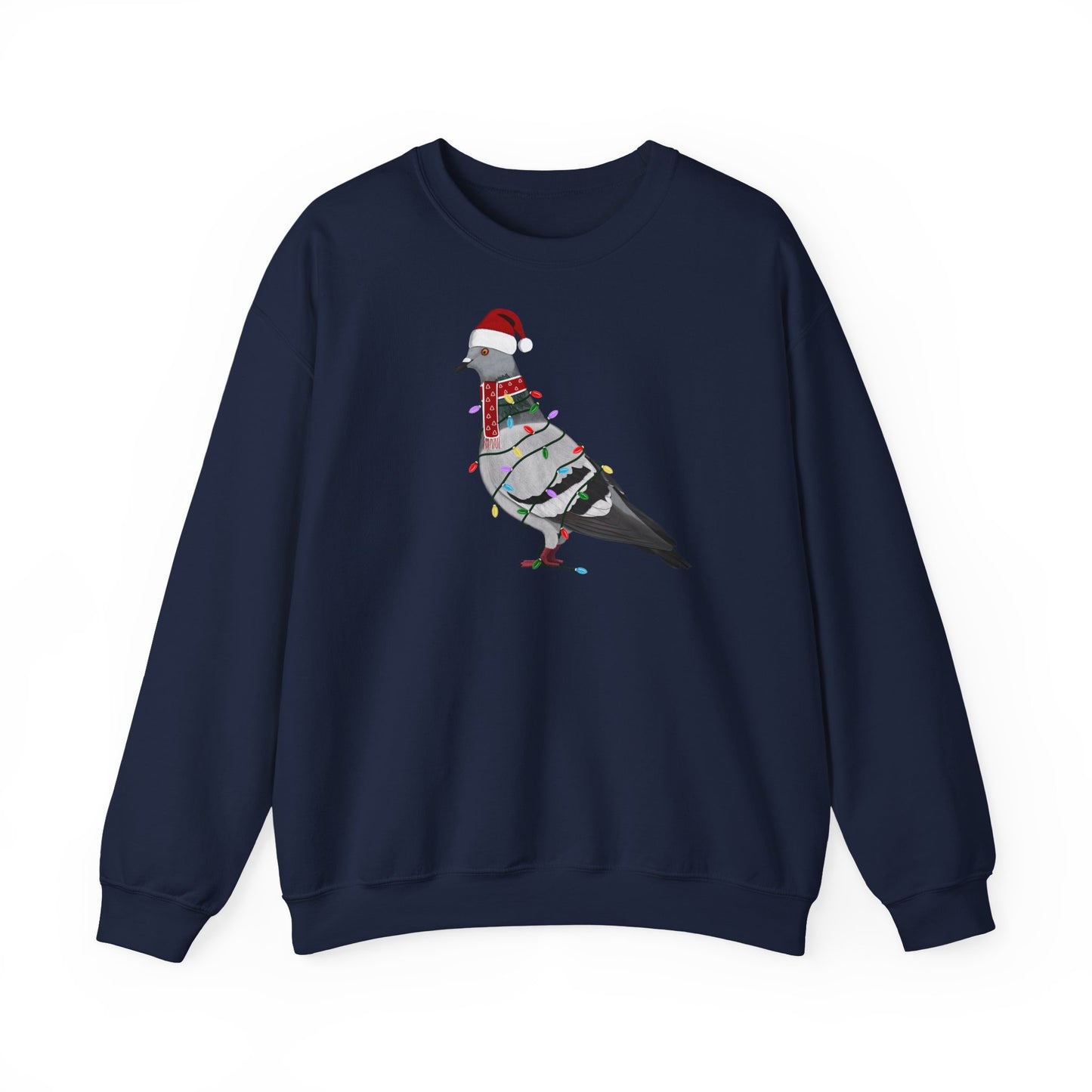 Taube Weihnachts-Sweatshirt | Unisex Vogel Sweater für Vogelfreunde & Vogelbeobachter