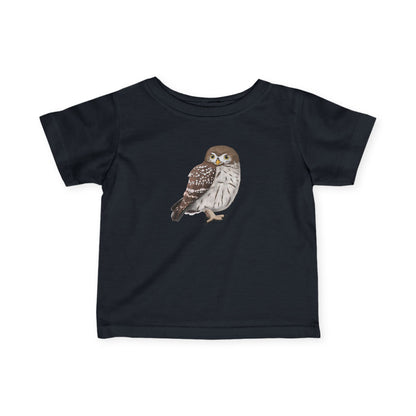 Süßes Eulen Vogel Tiermotiv T-Shirt für Babys und Kleinkinder