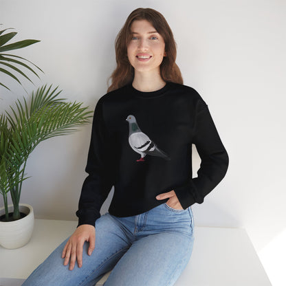 Pigeon Bird Watcher Biologist Crewneck Sweatshirt