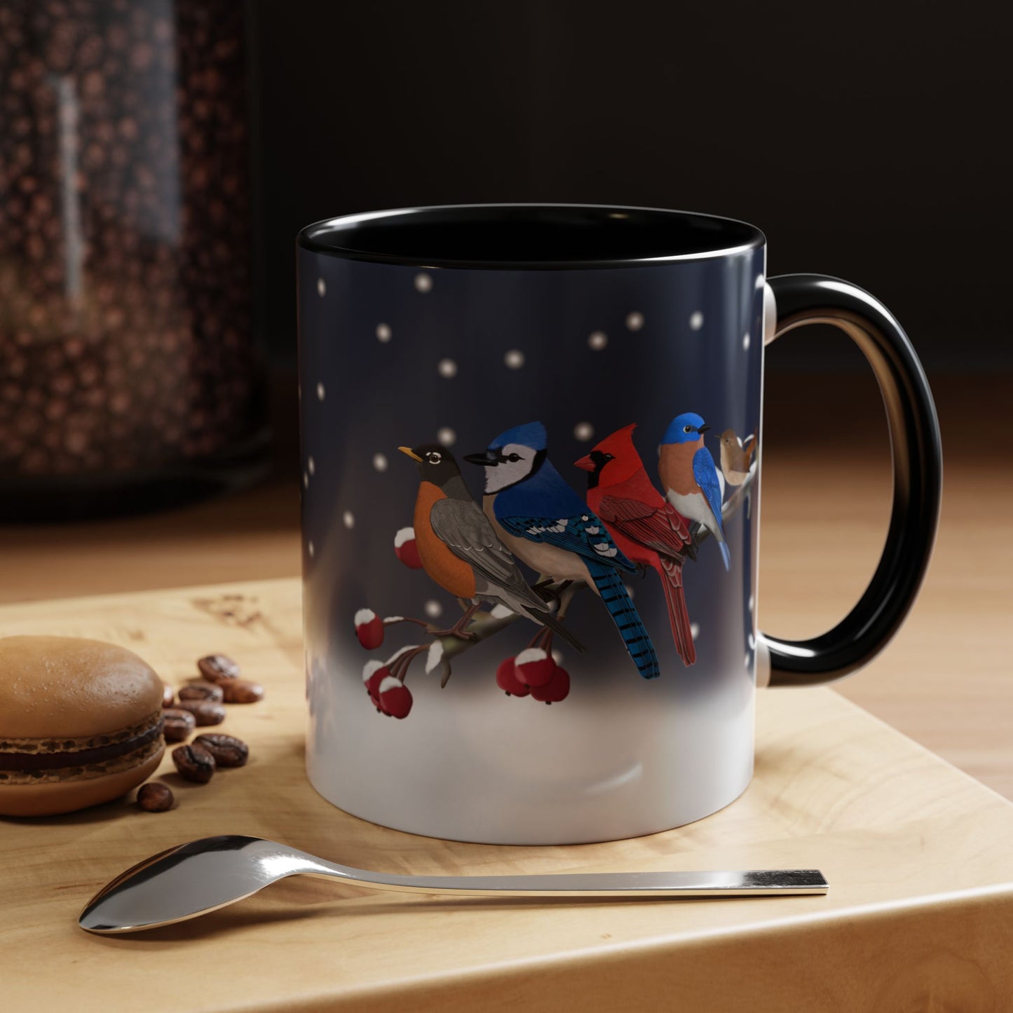 Backyard Birds Coffee Mug | Ceramic Christmas Gift for Bird Lovers