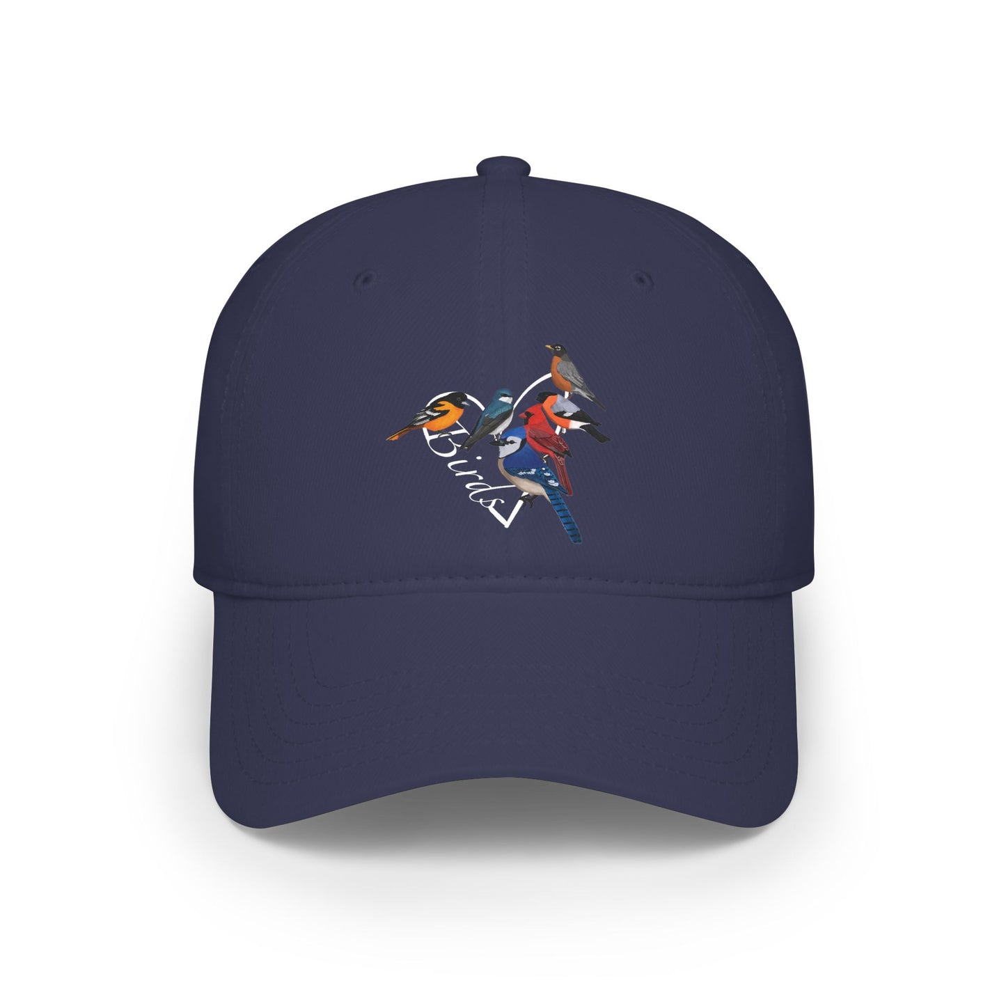 Blue Jay Cardinal Robin Oriole Cap Heart | Birdwatching & Birdlover Backyard Bird Hat