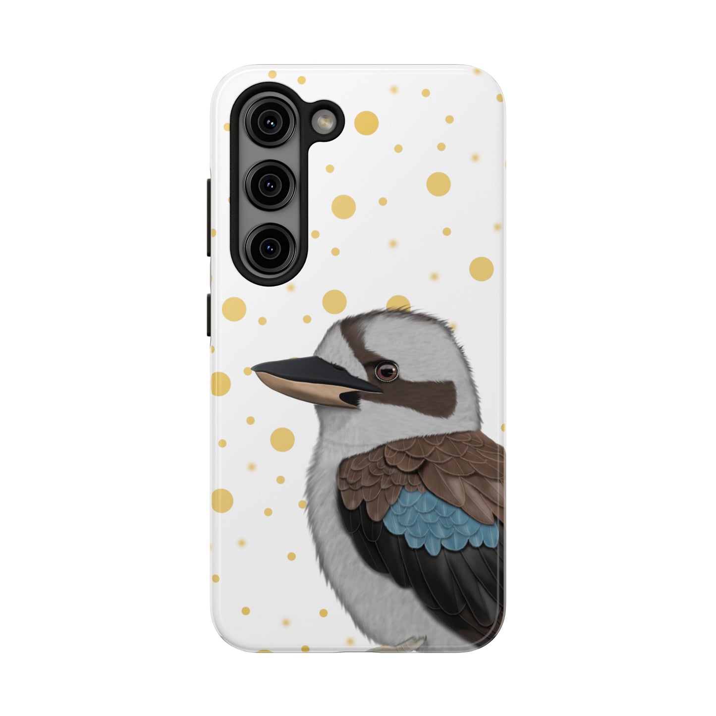 Kookaburra Bird Art Tough Phone Case White