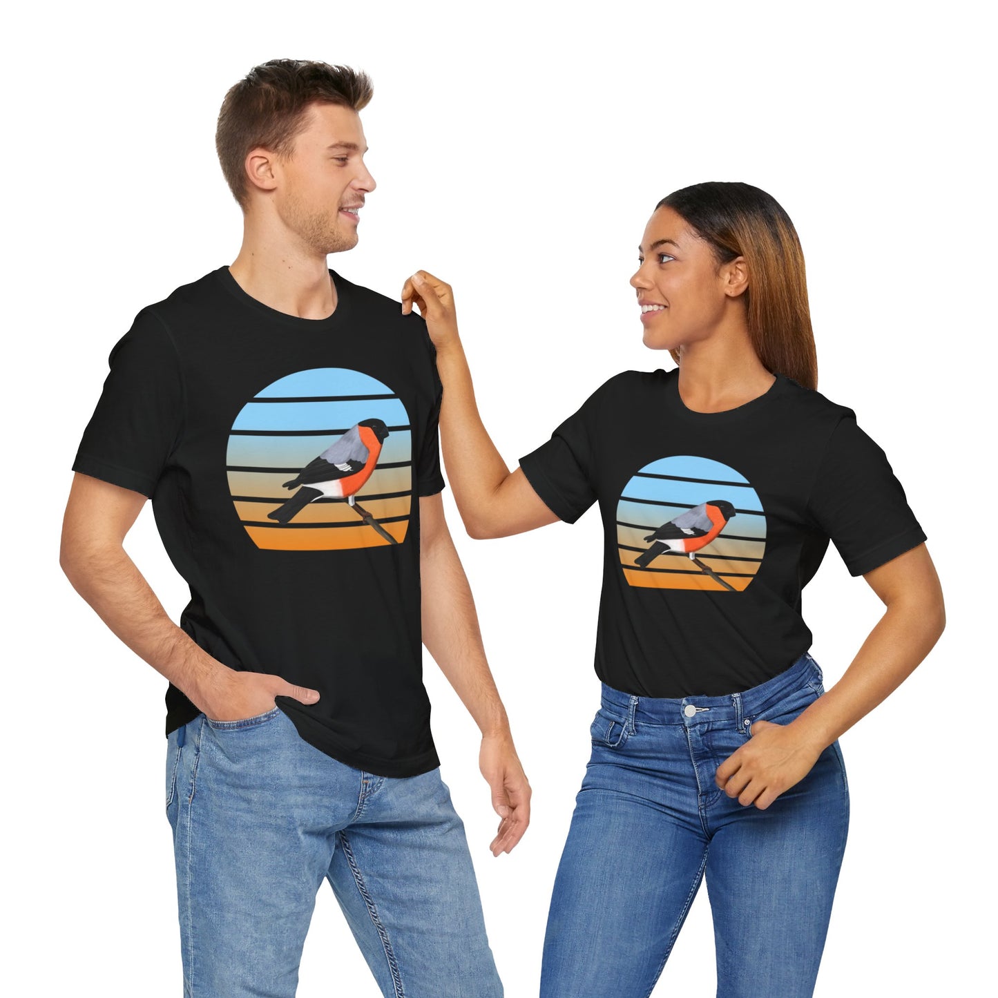 Bullfinch Birdwatcher Bird T-Shirt