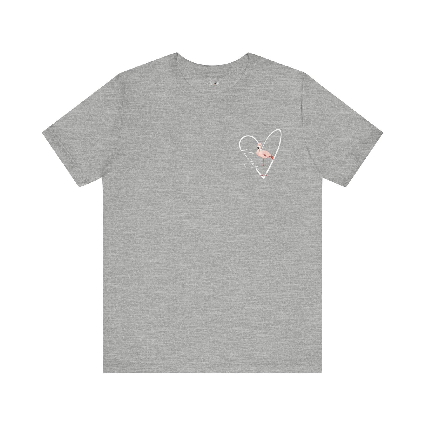 Flamingo Heart Birdwatcher Bird T-Shirt