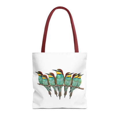 Bienenfresser Tragetasche 40x40cm Vogel Tasche Weiß für Vogelbeobachter