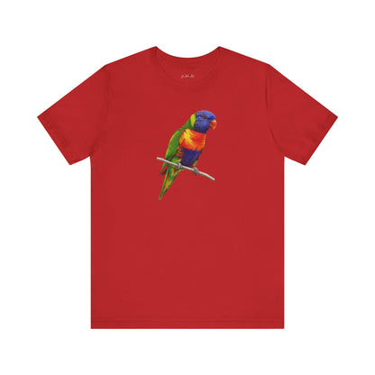 Rainbow Lorikeet T-Shirt | Unisex Bird Lover Tee | Wildlife Birder Gift