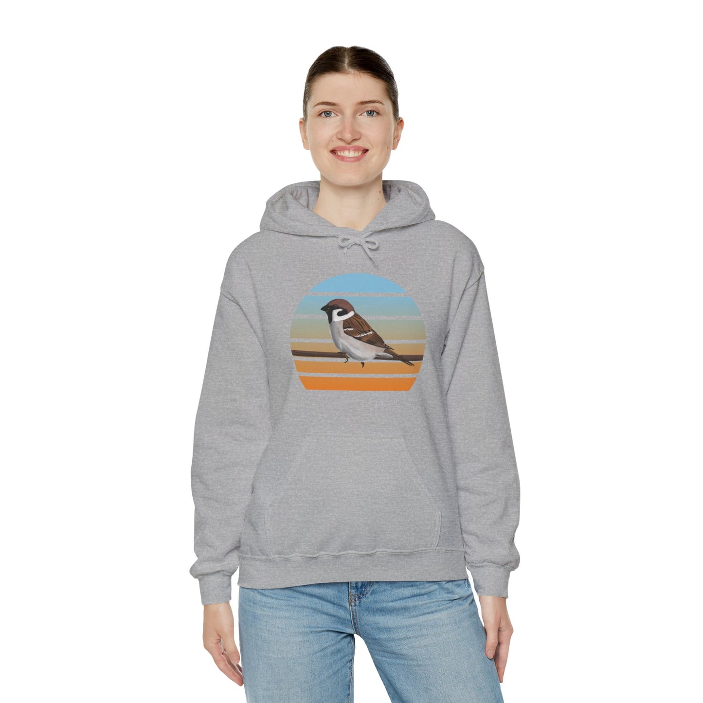 Tree Sparrow Bird Hoodie