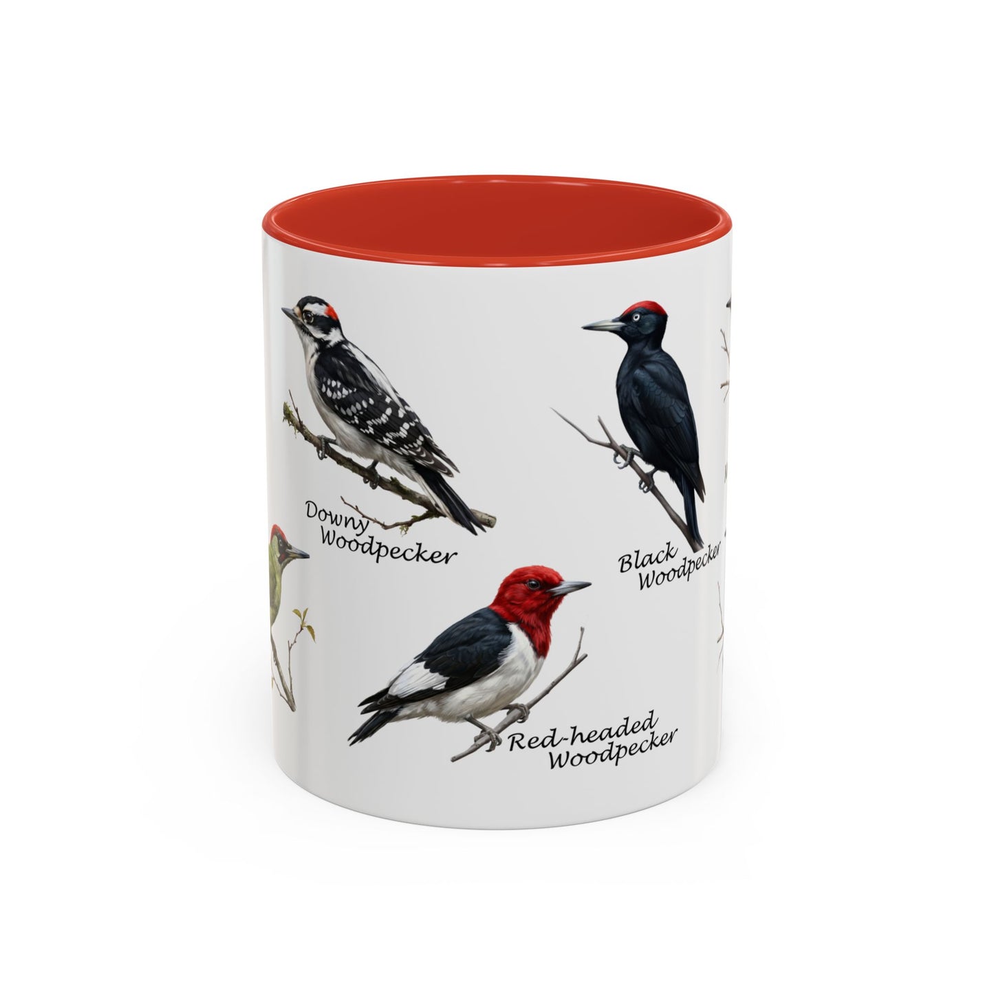 Woodpecker Mug in Black