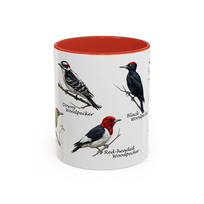 Woodpecker Mug in Black
