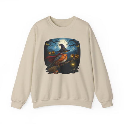 American Robin Halloween Bird Sweatshirt - Spooky Halloween Costume for Bird Lovers