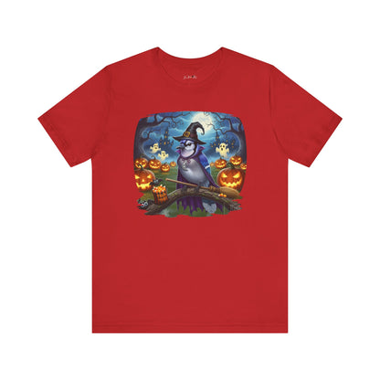 Blue Jay Halloween Bird T-Shirt - Spooky Halloween Costume for Bird Lovers