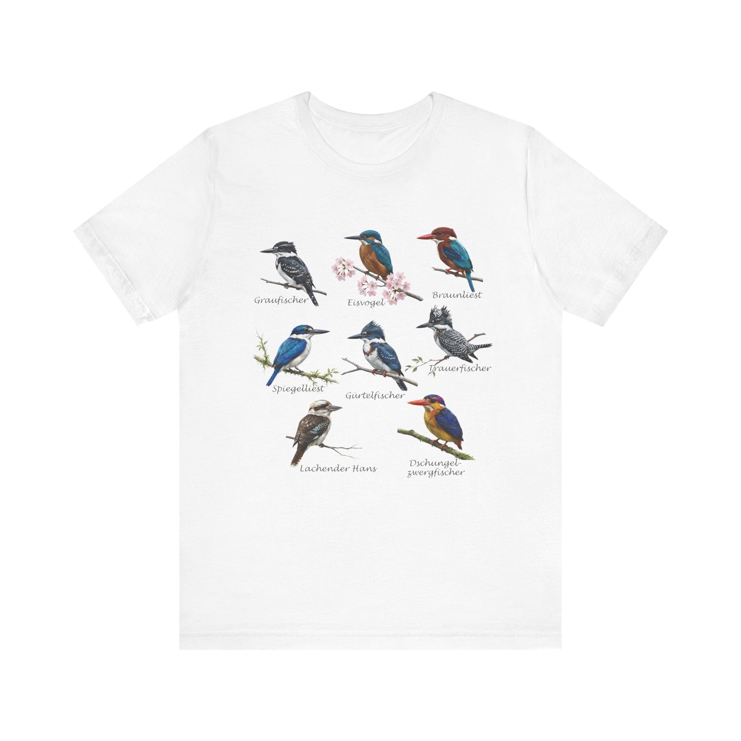 T-Shirt mit Eisvögeln & Liesten: Lachender Hans & Co. | Vogelkunde
