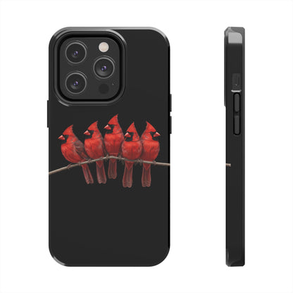 Cardinal Dual-Layer iPhone Case with Bird Art – The Perfect Gift for Ornithologists & Bird Lovers