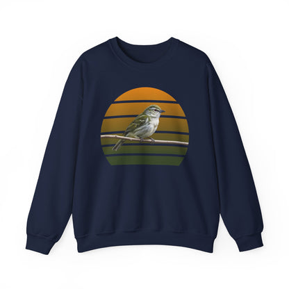 Red-Eyed Vireo Sweatshirt | Songbird Crewneck | Unique Birder Gift | Unisex Wildlife Pullover