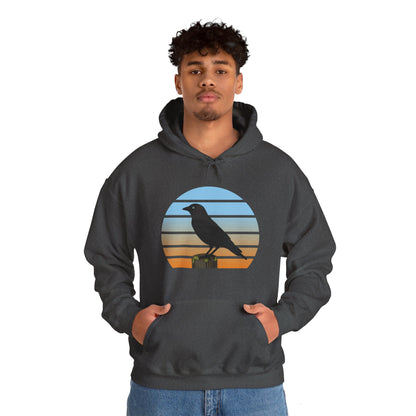 Western Jackdaw Bird Hoodie