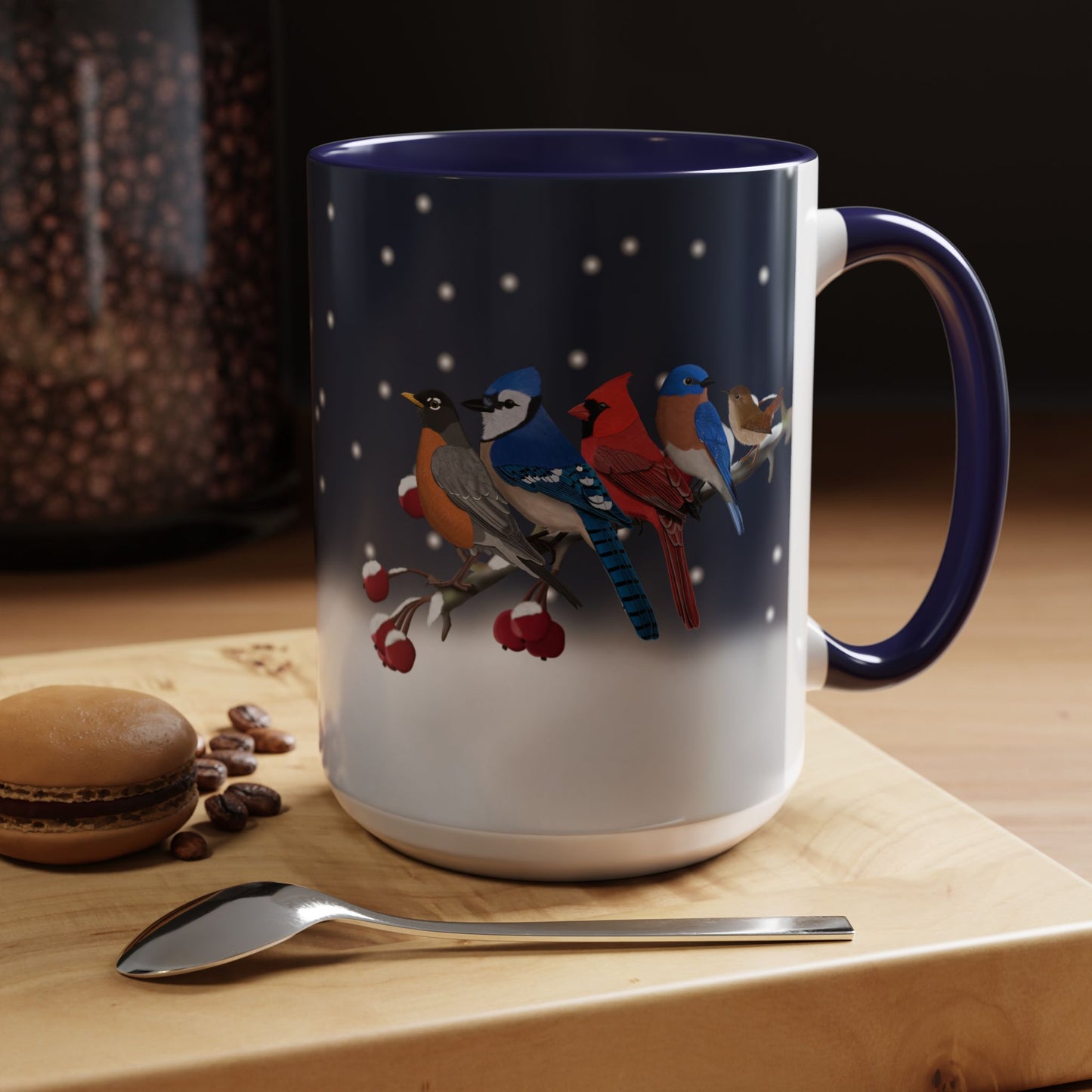 Backyard Birds Coffee Mug | Ceramic Christmas Gift for Bird Lovers
