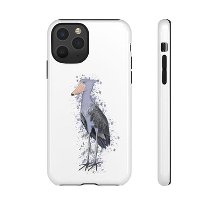 Schuhschnabel Vogel iPhone & Google Pixel Vogelmotiv Handyhülle Weiß