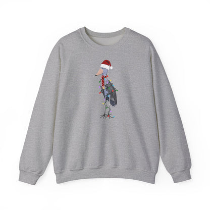 Schuhschnabel Weihnachts-Sweatshirt | Unisex Vogel Sweater für Vogelfreunde & Vogelbeobachter