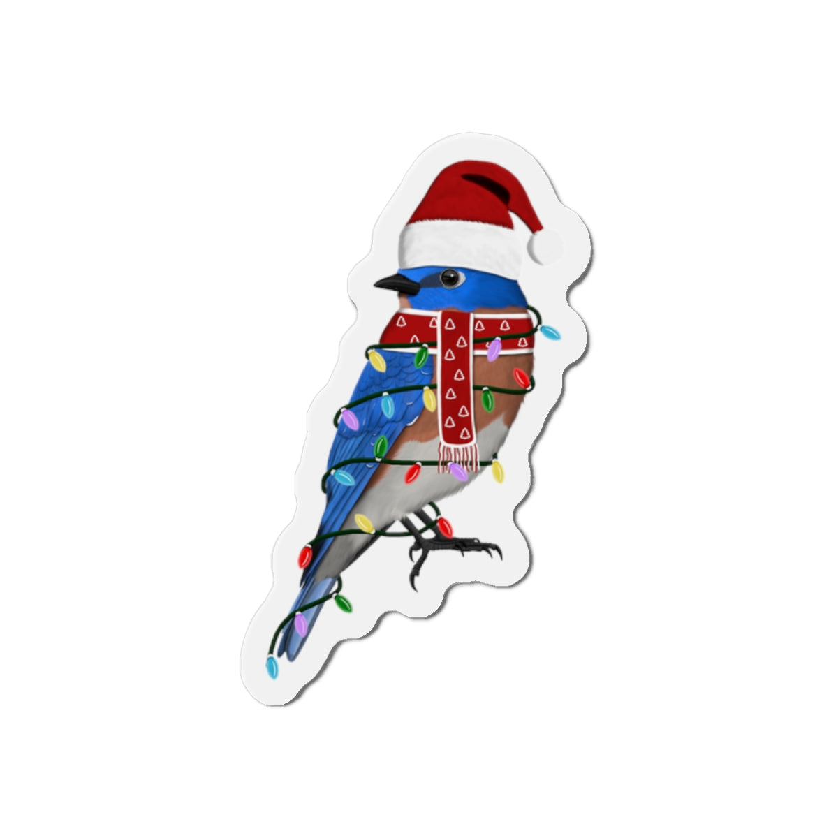 Bluebird Home Decor – bird magnet, Christmas