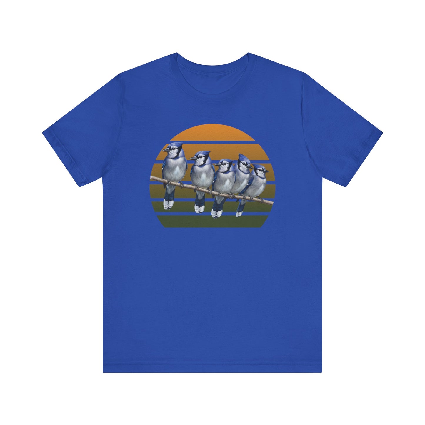 Blue Jay Premium T-Shirt | Unique Birdwatcher & Birder Gift by jz.birds