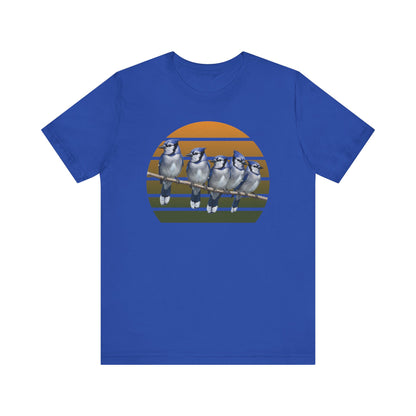 Blue Jay Premium T-Shirt | Unique Birdwatcher & Birder Gift by jz.birds