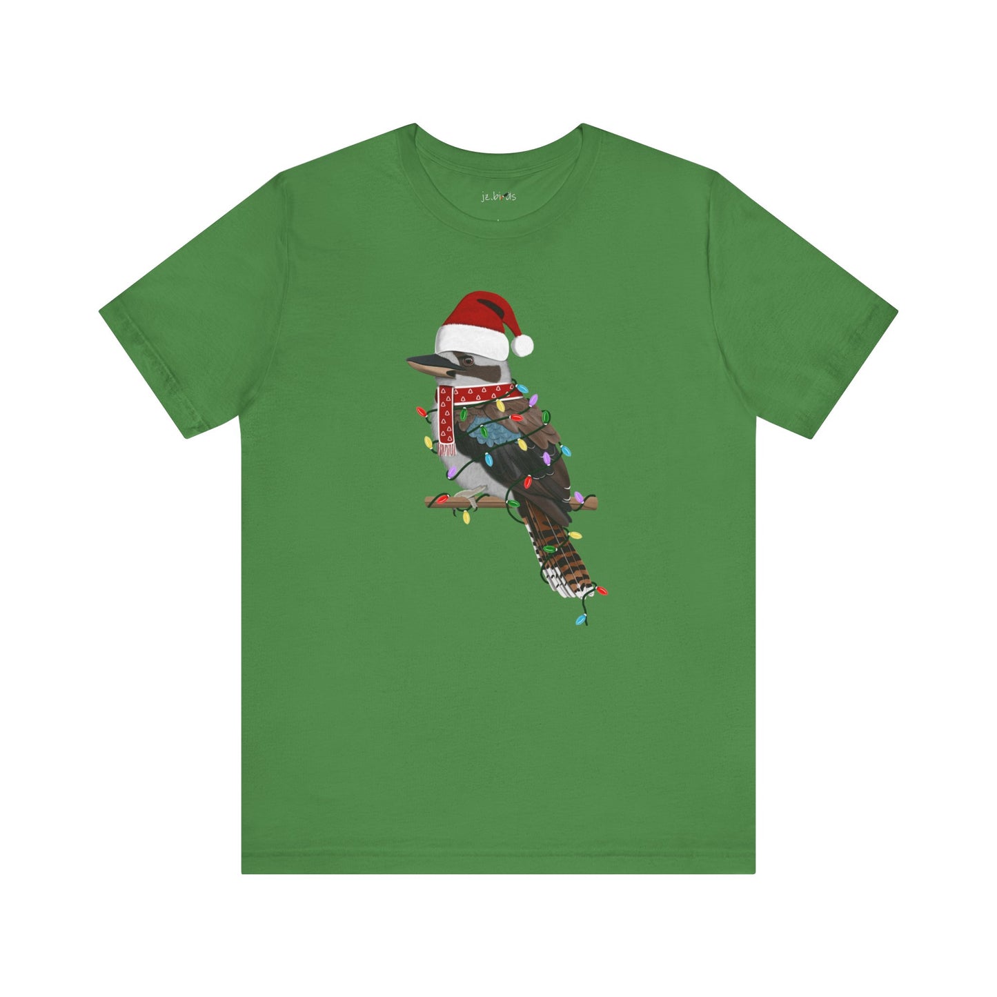 Kookaburra with Fairy Lights Christmas Bird T-Shirt