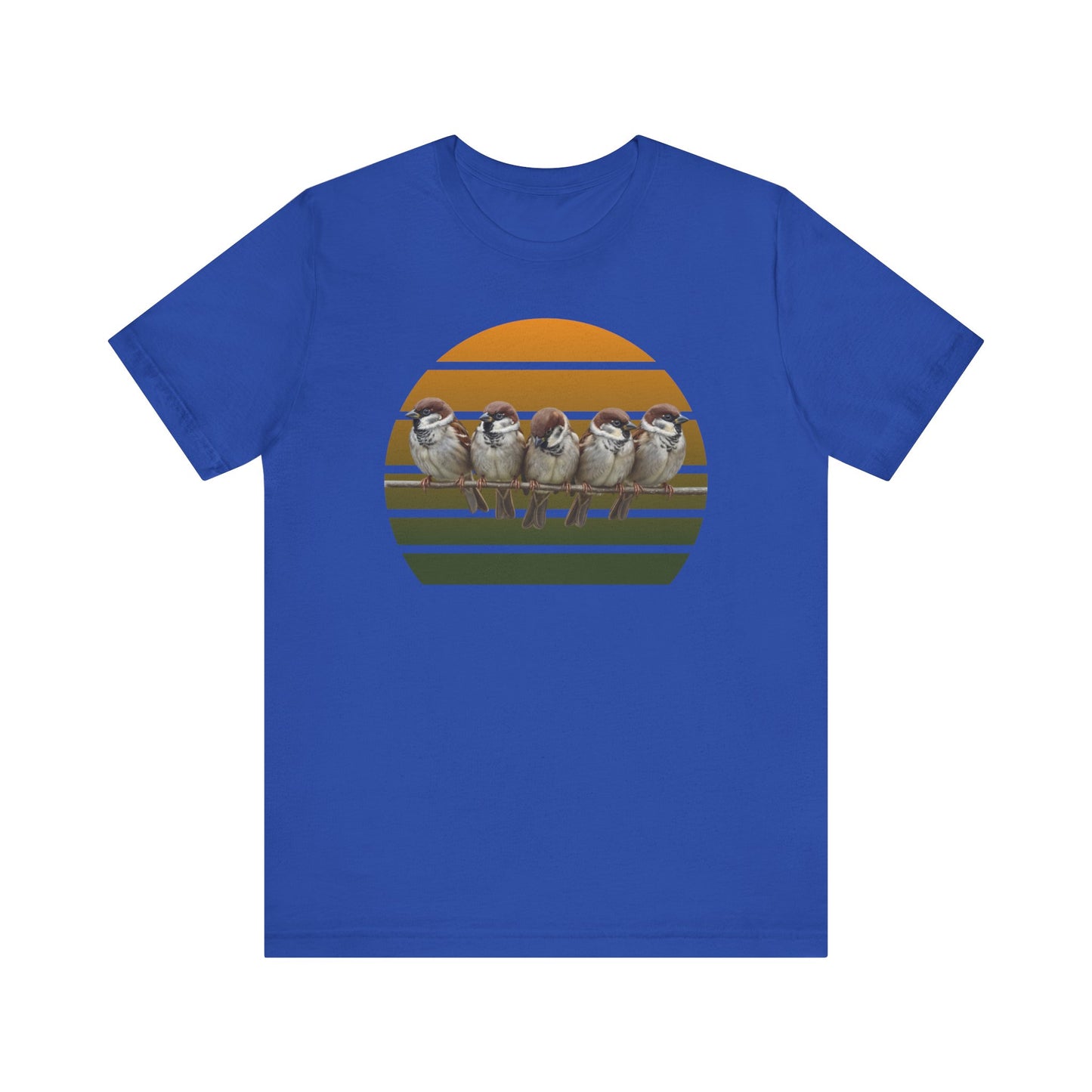 Spatzen Premuim T-Shirt | Geschenk für Vogelbeobachter | jz.birds