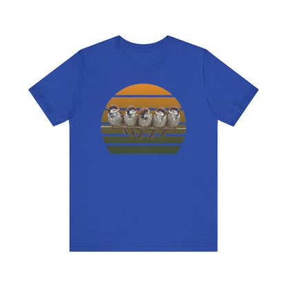 Spatzen Premuim T-Shirt | Geschenk für Vogelbeobachter | jz.birds