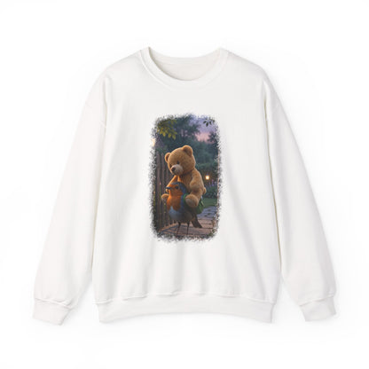 Robin Rosi Giant Teddy Bear Premium Sweatshirt for Bird Lovers