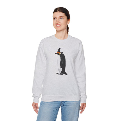 Penguin Halloween Birds Witch Birdwatcher Sweatshirt