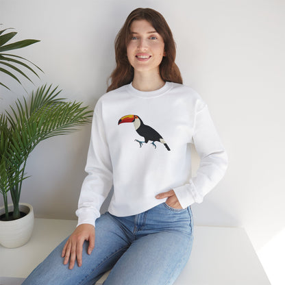 Toucan Bird Watcher Biologist Crewneck Sweatshirt