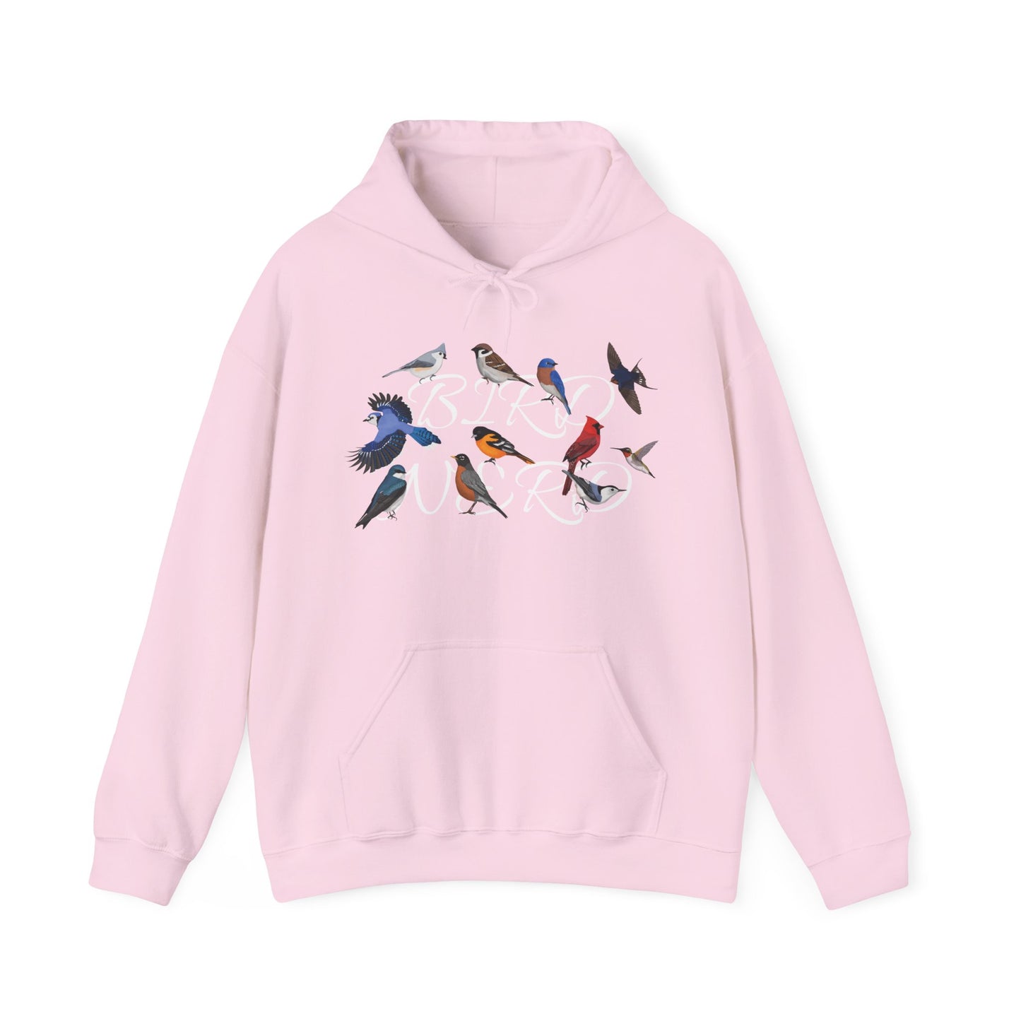 Bird Nerd Blue Jay Cardinal Hummingbird Robin Oriole Hoodie