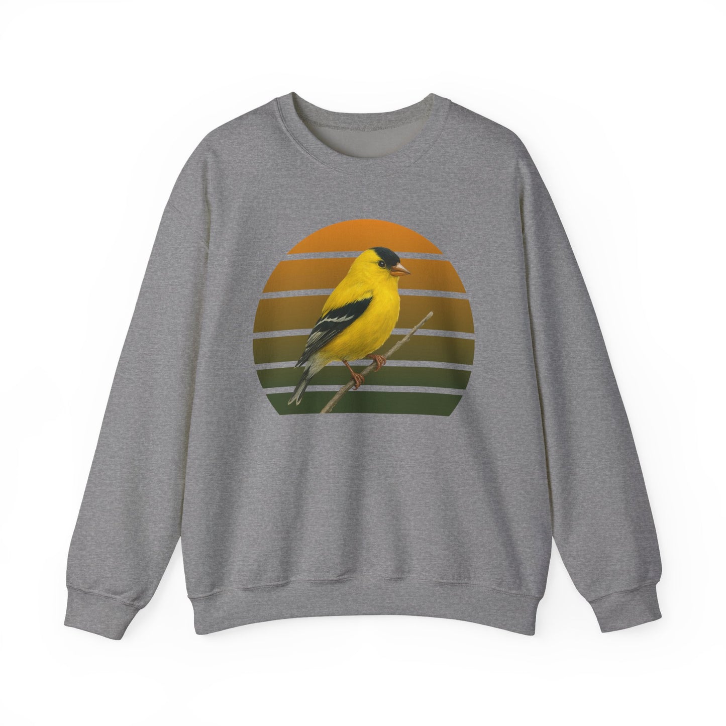 American Goldfinch Sweatshirt | Unisex Bird Lover Pullover | Wildlife Birder Gift | Songbird Crewneck
