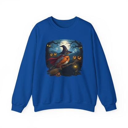 American Robin Halloween Bird Sweatshirt - Spooky Halloween Costume for Bird Lovers