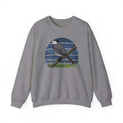 White Wagtail Birdlover Ornithologist Bird Sweatshirt