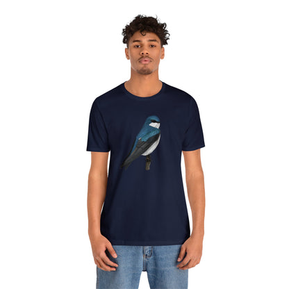 Tree Swallow Bird Tee - jz.birds