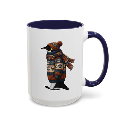 ペンギンの陶器製バードコーヒーマグ – バードウォッチャーへのカスタムギフト