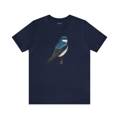 Tree Swallow Bird Tee - jz.birds