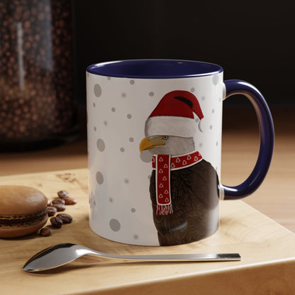 Bald Eagle Christmas Bird Coffee Mug