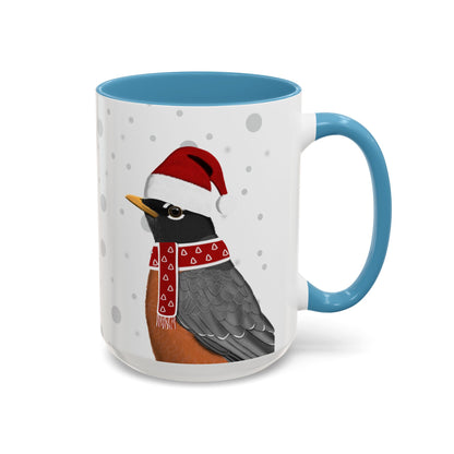 Robin Christmas Bird Coffee Mug