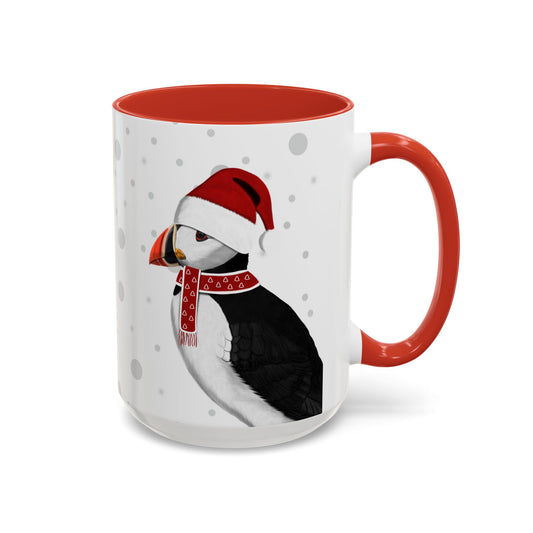 Puffin Christmas Bird Coffee Mug