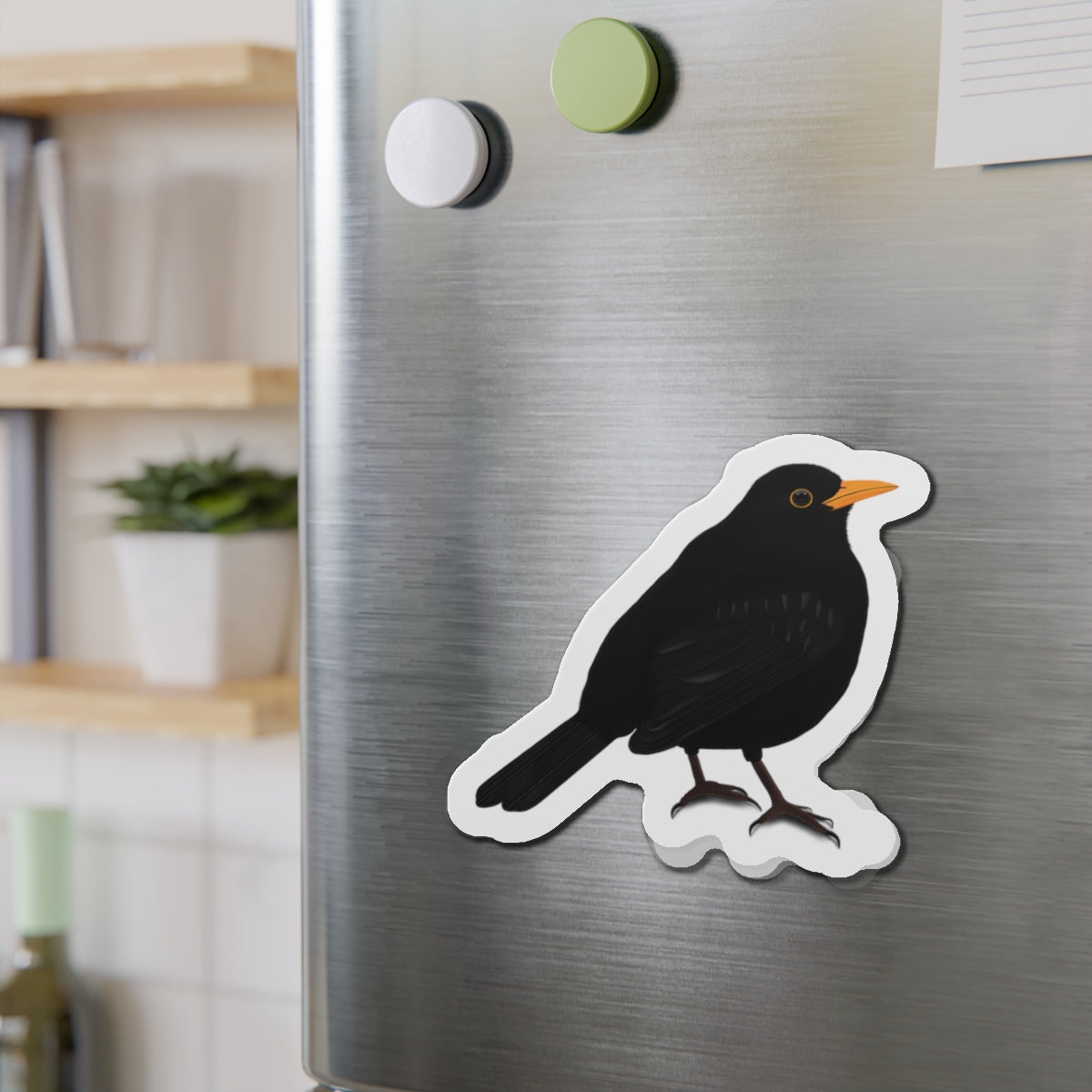 Blackbird Bird Magnet